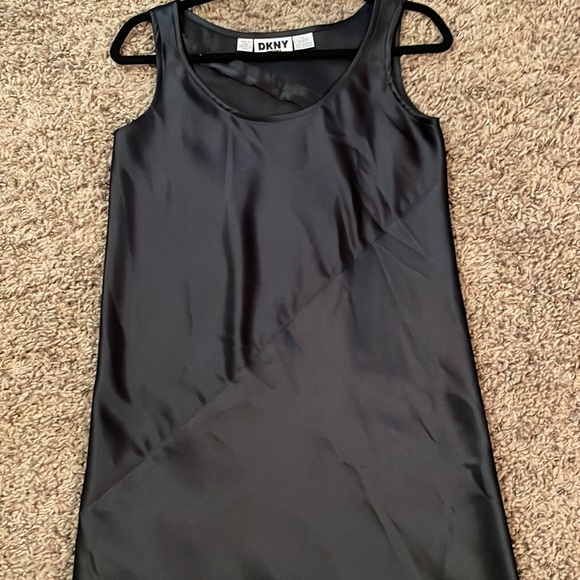 DKNY Satin Shift Mini Dress - Picture 3 of 3